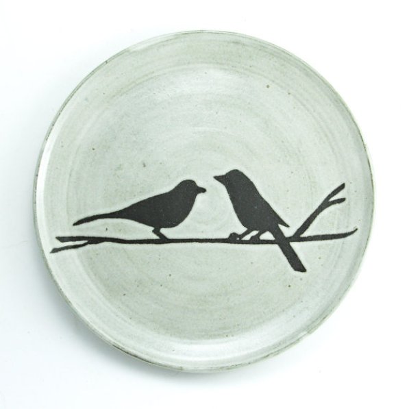 Foxtail Pottery - Birds plate